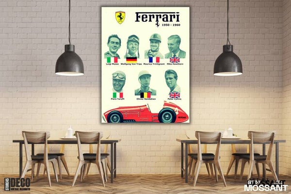 Ferrari F1 Art By Mossant