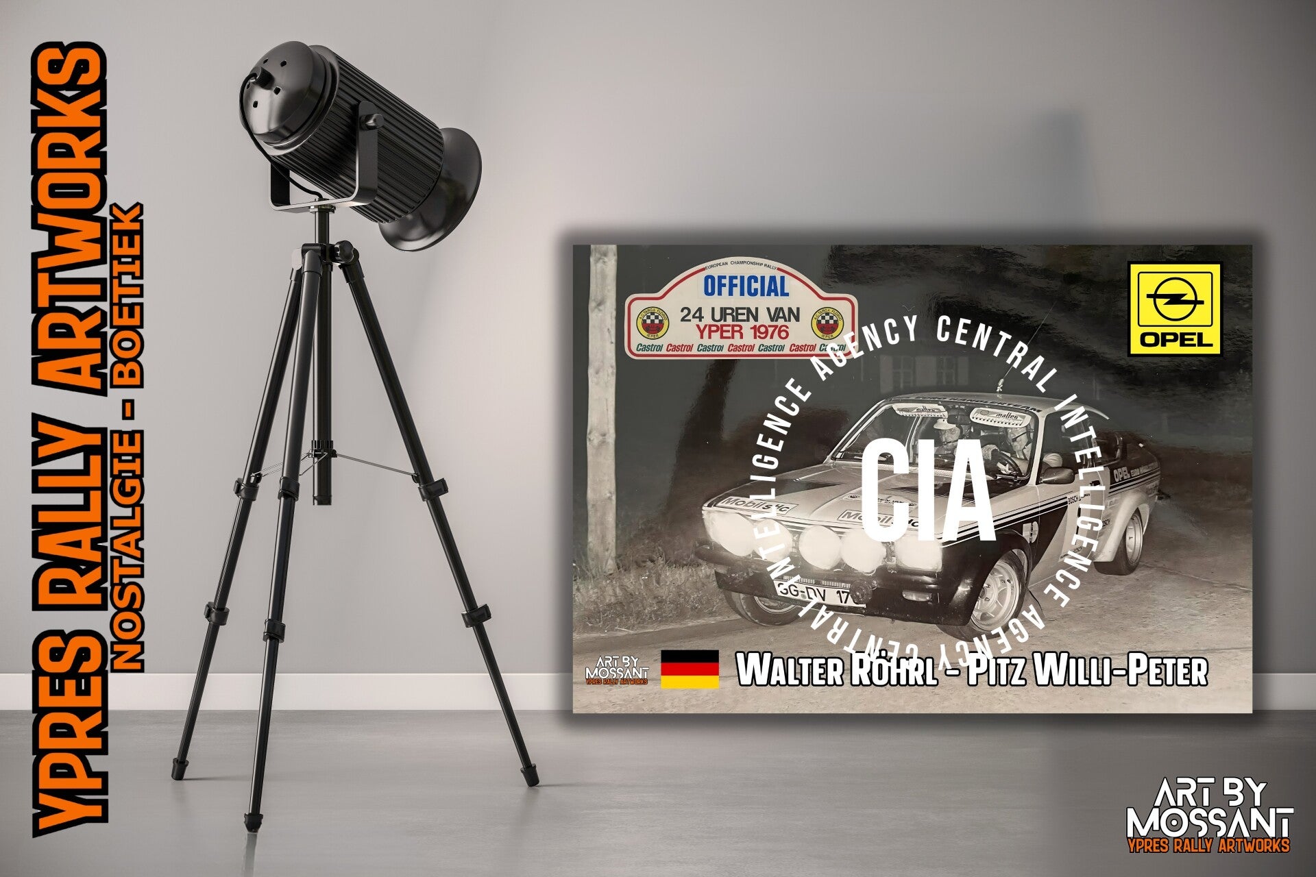 24 Uren van Ieper 1976 - W.Rohrl / Opel Kadett