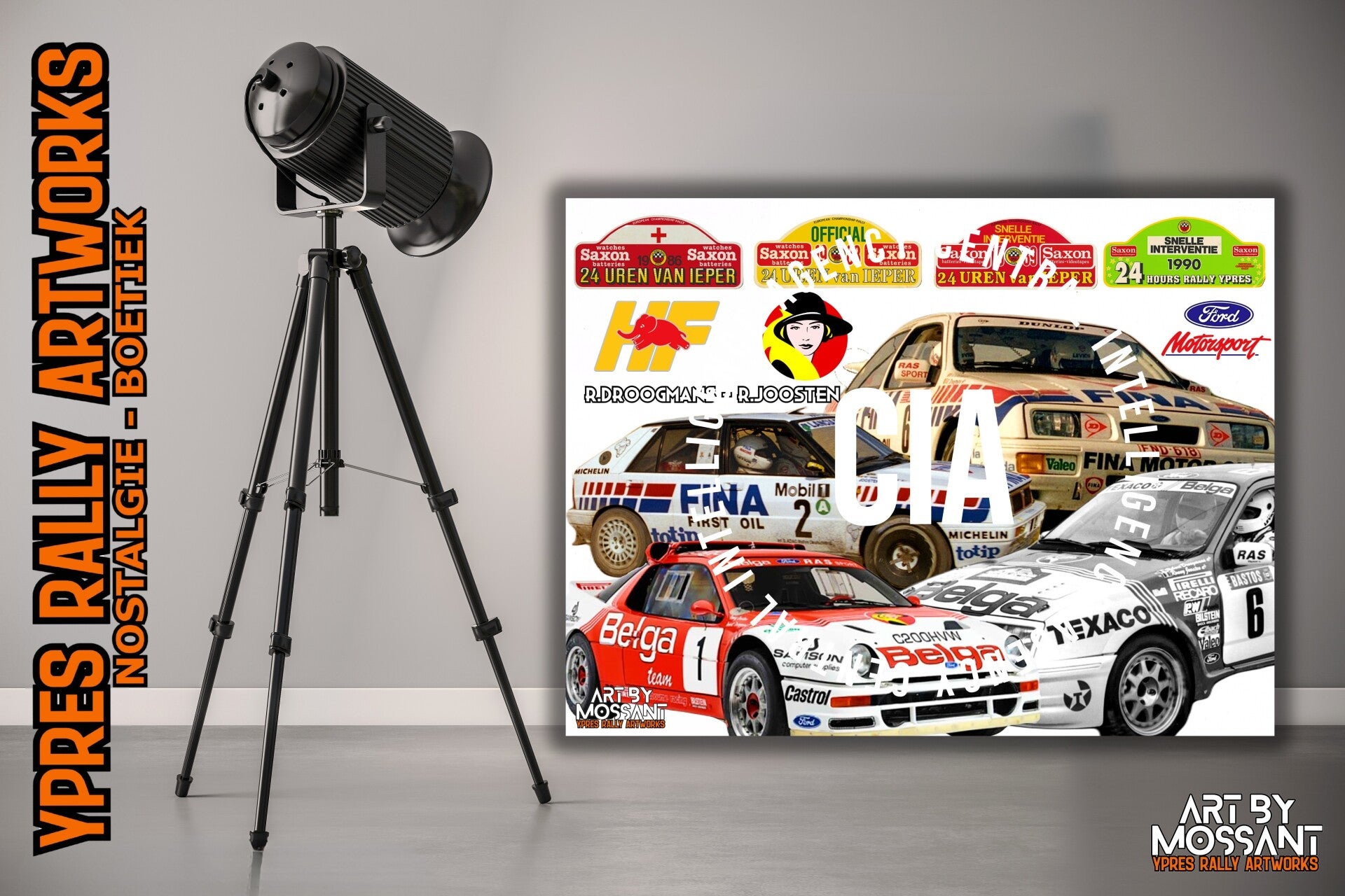 24 Uren van Ieper 1986-88-89-90 / R.Droogmans / Wins