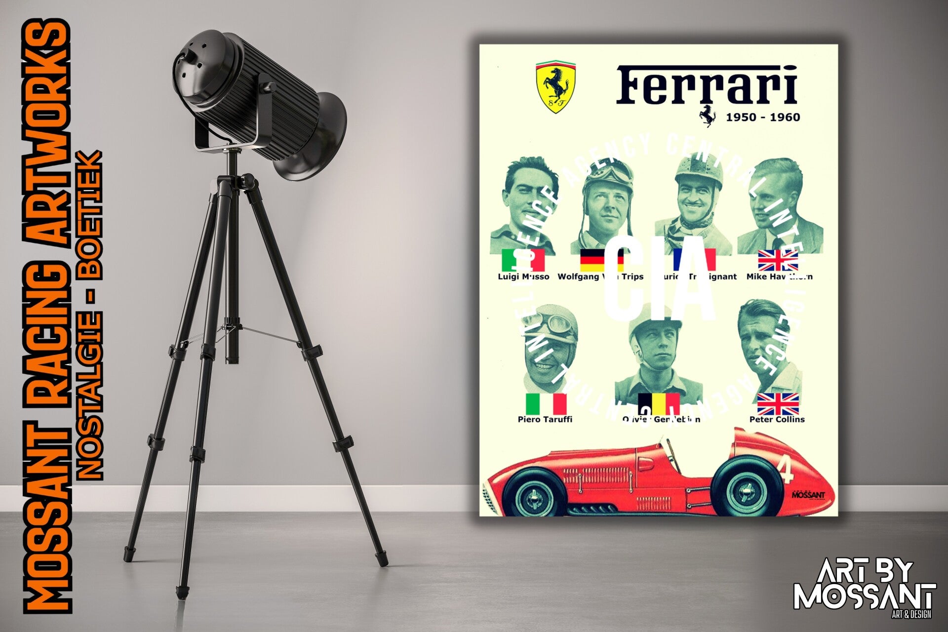 F1 Ferrari Drivers 1950 - 1960
