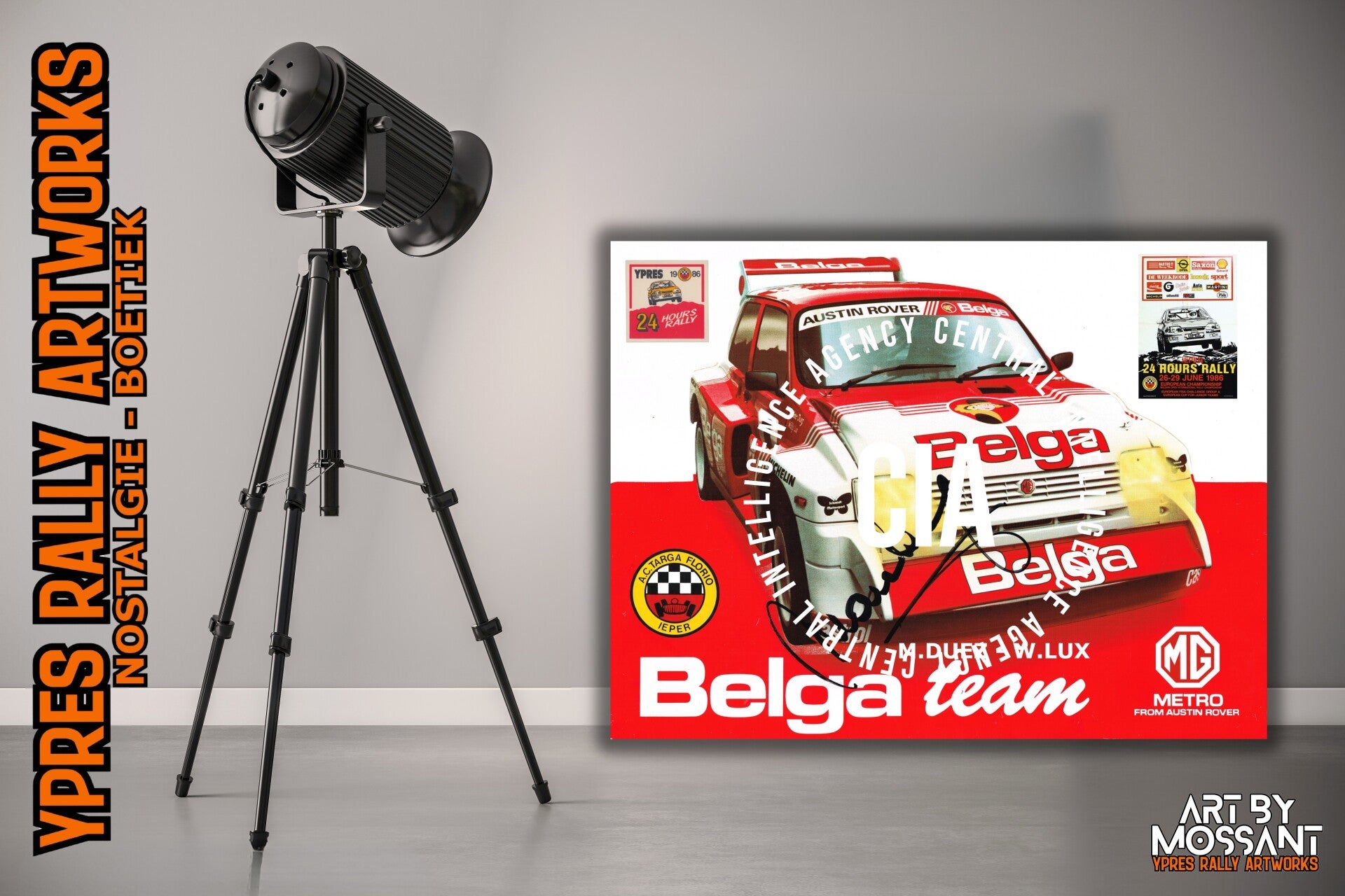 24 Uren van Ieper 1986 - M.Duez - W.Lux / MG Metro M6