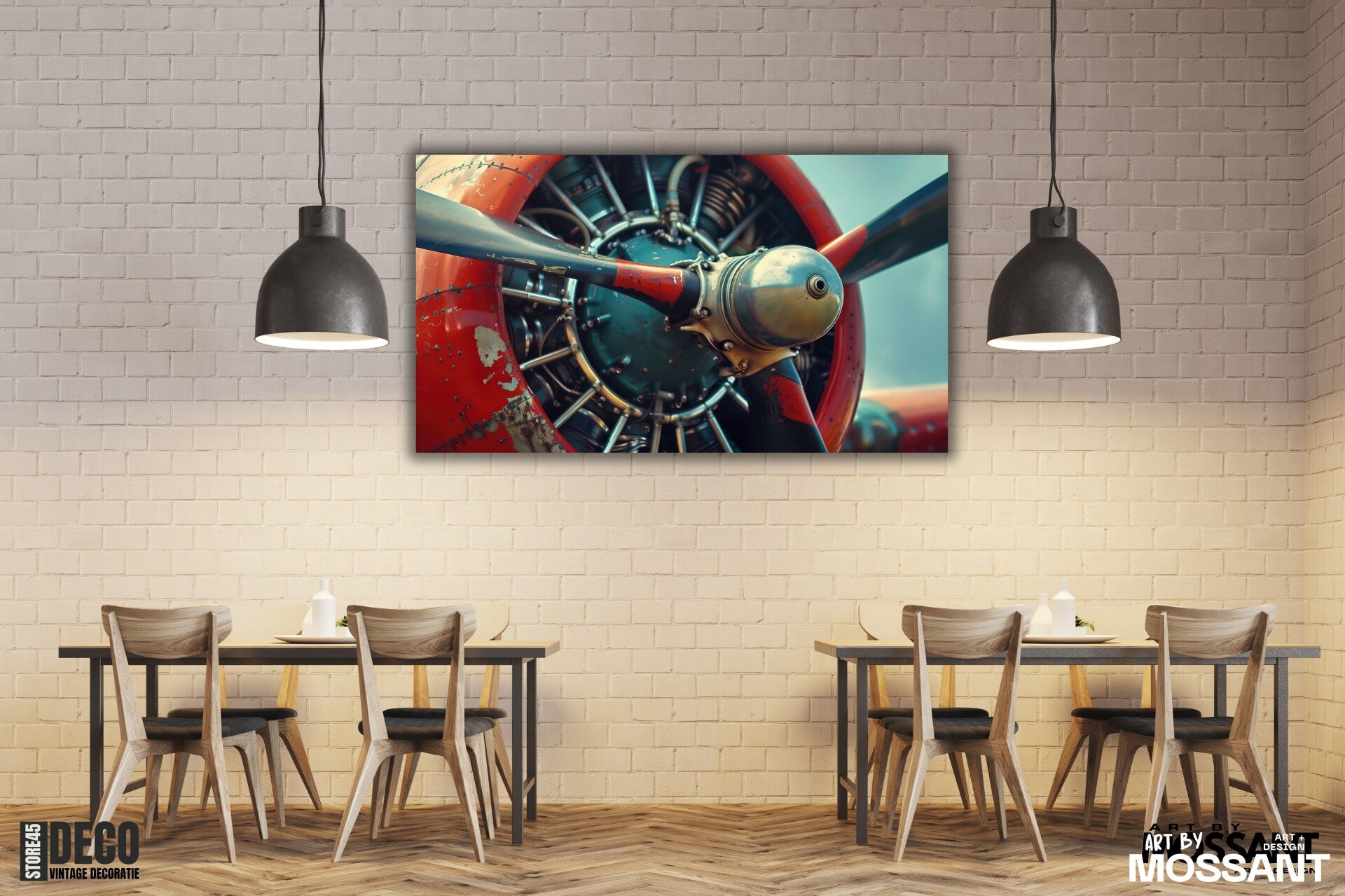 Plane By Art Mossant