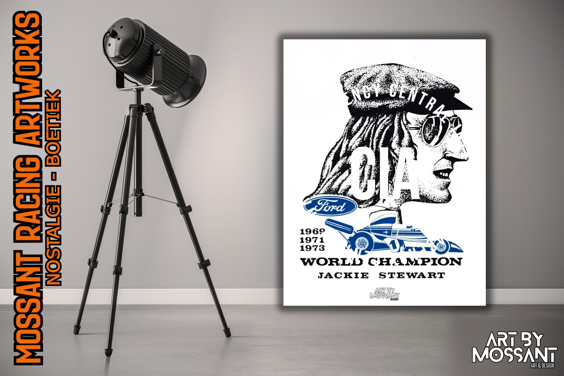 F1 Ford / World Champion 1969-1971-1973 / Jackie Stewart