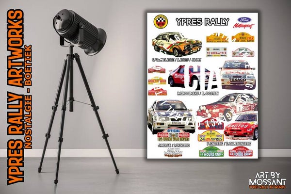 Ypres Rally Ford Wins