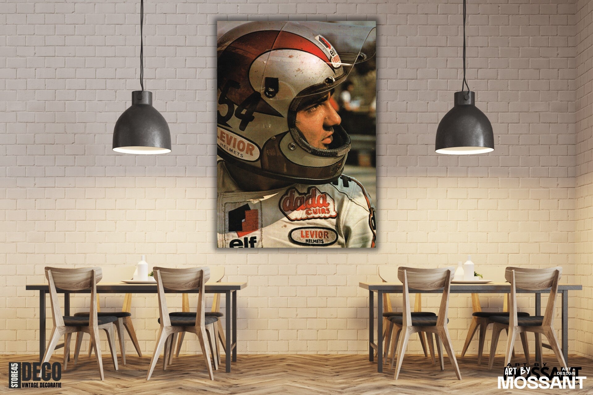 Vintage Motoracer By Art Mossant