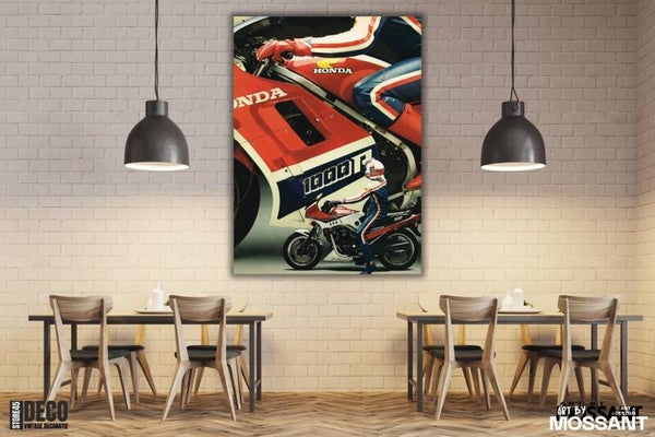 Honda Motocycles By Art Mossant