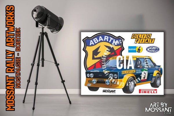 Fiat 131 Mirafiori Rallying / M.Alen