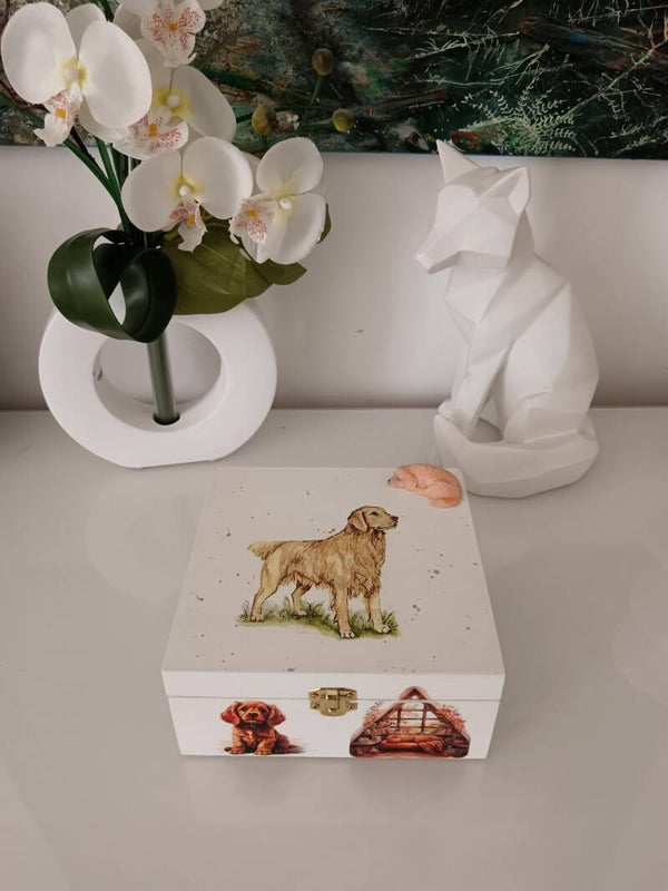 Boîte à 4 compartiments "chiens"