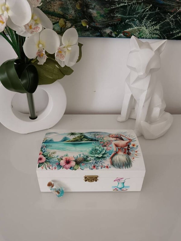 Petit coffre "Polynésie"