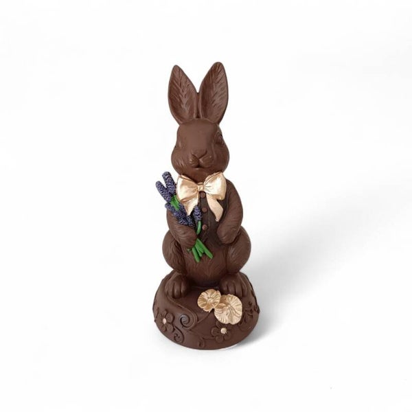 Lapin imitation chocolat "lavande"
