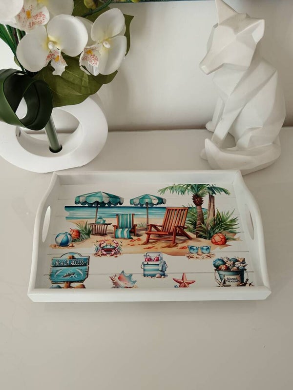 Plateau canapé "plage"