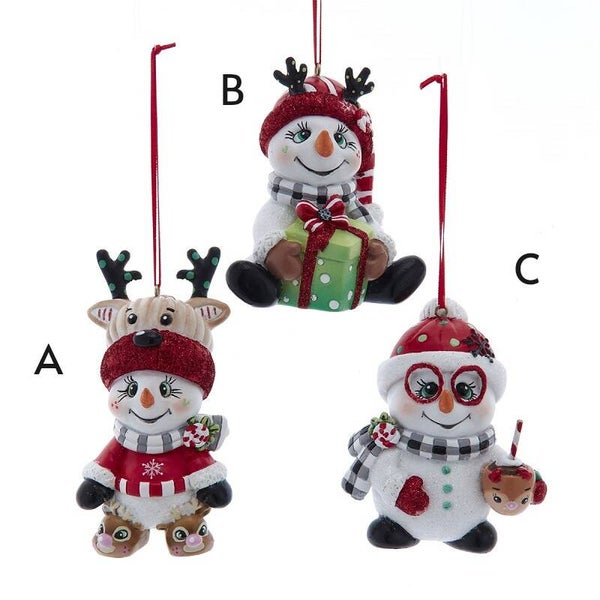 Bonhommes de neige "Rigolos"