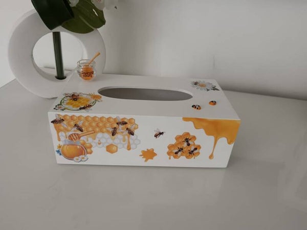 Boîte à mouchoirs "Miel"