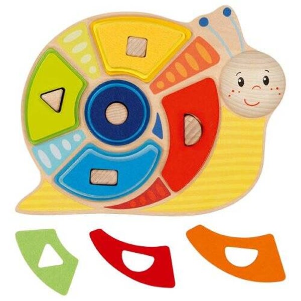 Assortir les formes et les couleurs, escargot