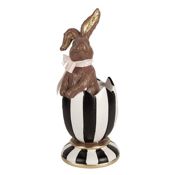 Lapin chocolat dans coquetier