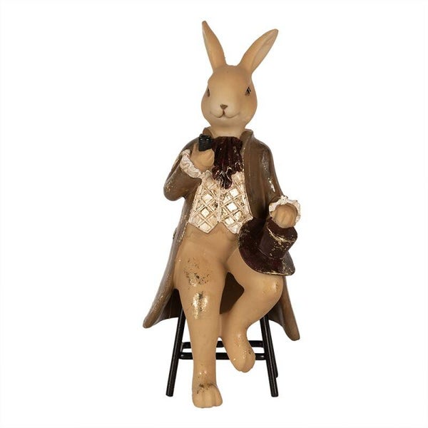 Lapin sur tabouret