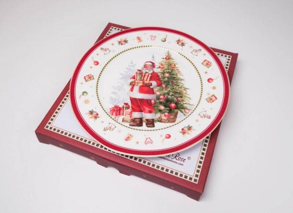 Assiette à dessert "Happy Santa"
