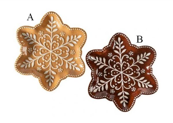 Plateau flocon pain d'épices