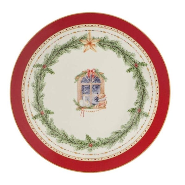 Assiette "Fenêtre de Noël"