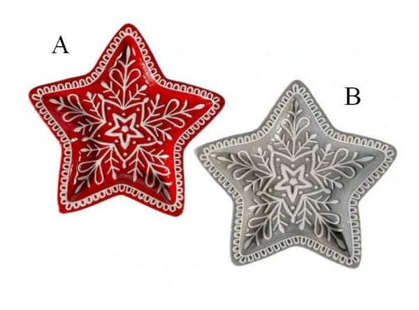 Plateau étoile de Noël