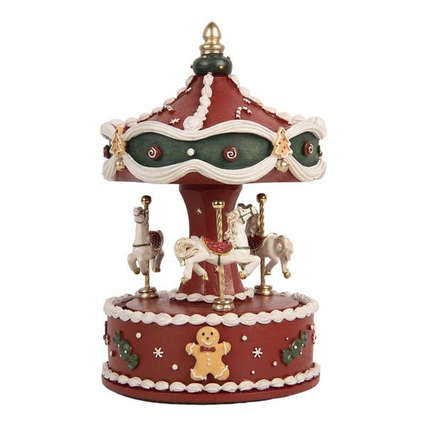 Carrousel Noël rouge et vert