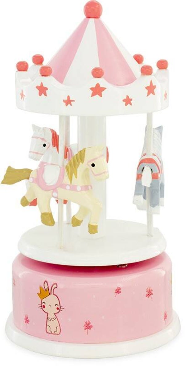 Carrousel Rose-blanc