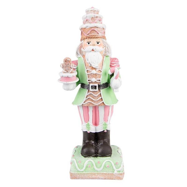 Casse-noisette gourmand vert et rose