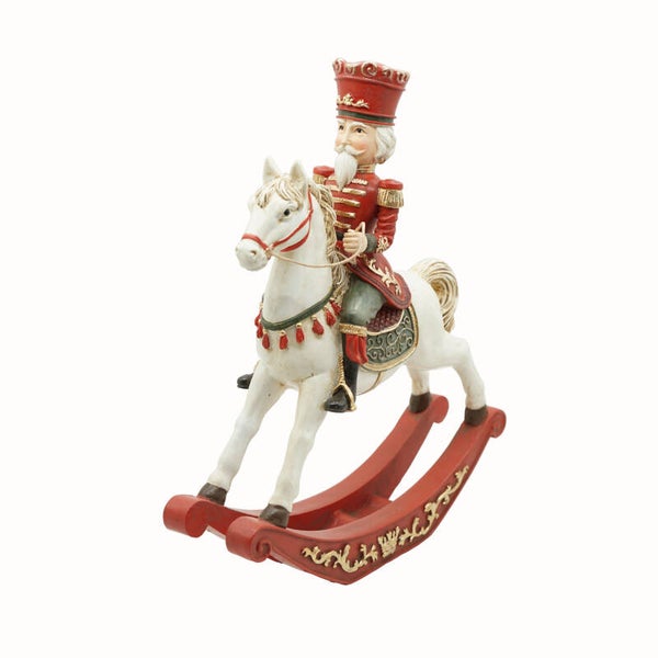 Casse-noisette sur cheval à bascule