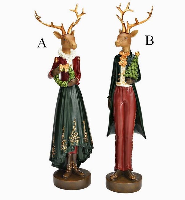 Cerfs de Noël élégants