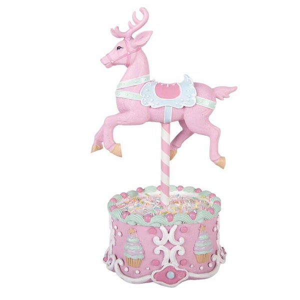 Cerf rose et gourmand