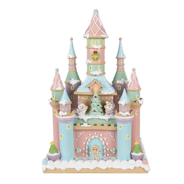 Château pain d'épices pastel