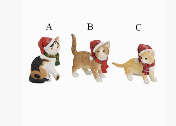 Chat bonnet de Noël