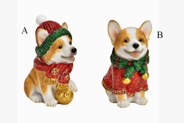 Corgi tenue de Noël