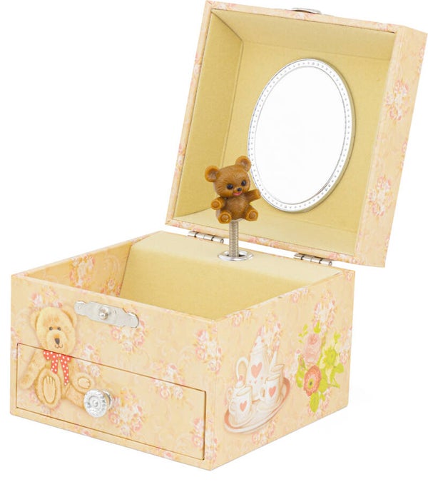 Coffret à bijoux musical ourson