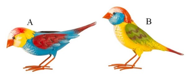 Oiseaux en métal