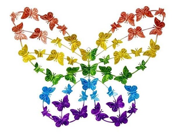 Papillon en métal