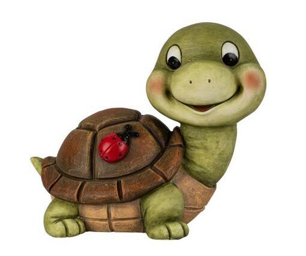 Décoration tortue avec coccinelle