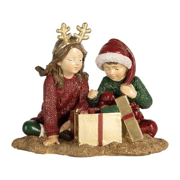 Enfants ouverture de cadeau