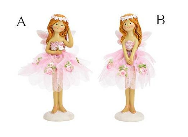 Fées en robe de tulle rose