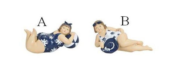 Femmes en maillot de bain bleu marine