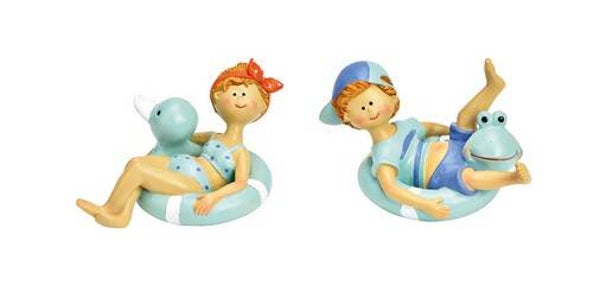 Enfants avec bouée