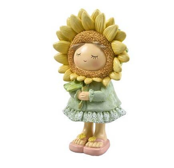 Petite fille tournesol