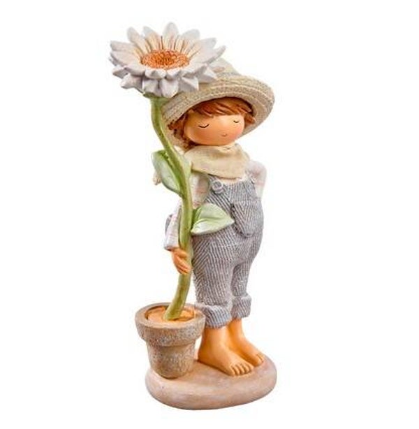 Garçon à la marguerite