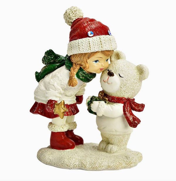 Fillette "tendre calin"