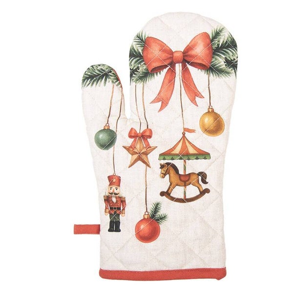 Gant de cuisine "Noël traditionnel"