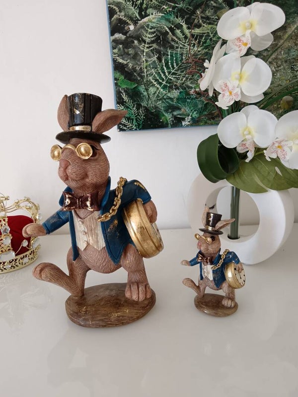 Grand lapin bleu