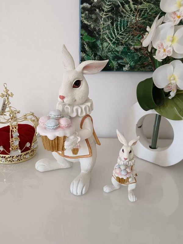 Grand lapin blanc gourmand