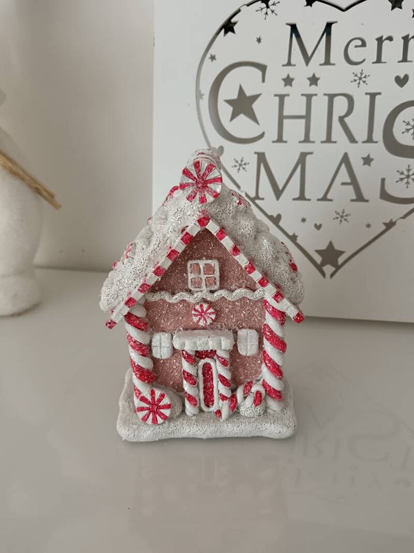 Petite maison gourmande rouge et blanche