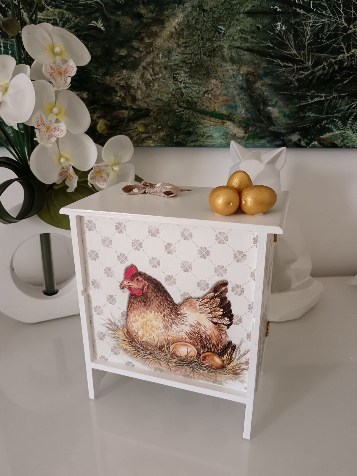 Armoire à oeufs "campagne chic" | L'Atelier des Fées Aniane