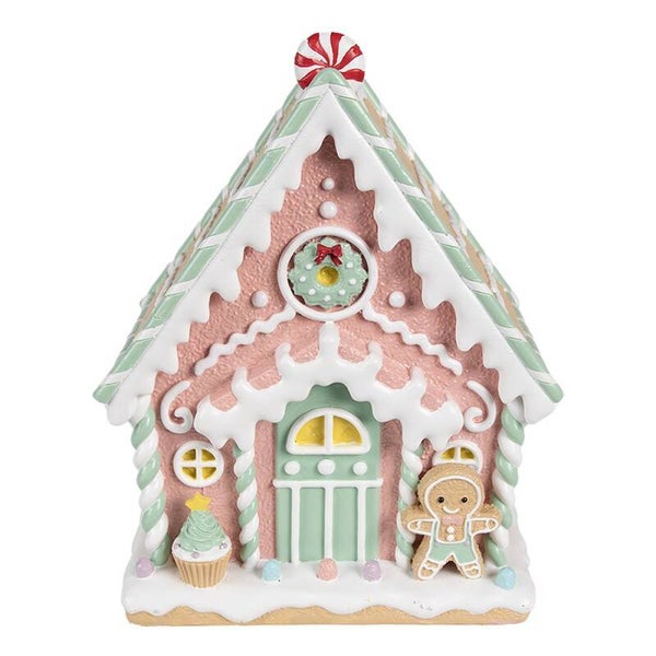 Maison pain d'épices gourmande pastel